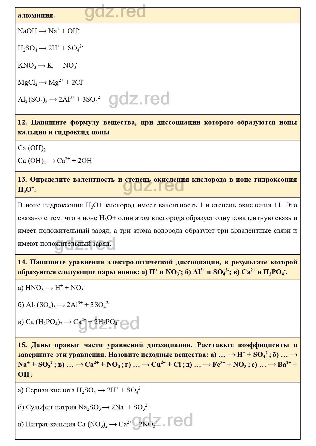 Параграф 10- ГДЗ Химия 9 класс Учебник Еремин - ГДЗ РЕД